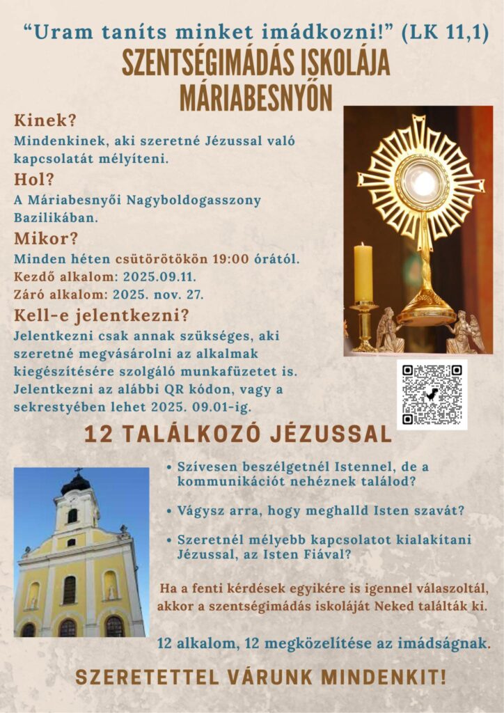 Szentségimádás iskolája